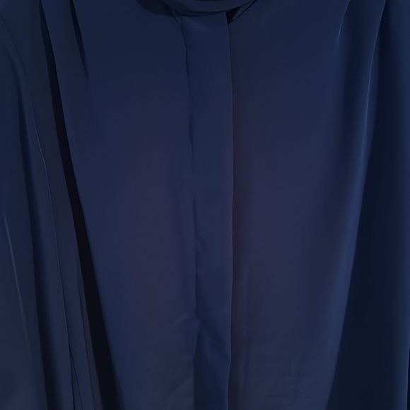 Vintage Sophisticates by Pendleton Petite Button Down Blouse Size 16 Blue - Picture 5 of 14